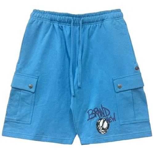 Chrome Hearts Blew Me Matty Boy Sweatshort Blue Chrome Hearts Blew Me Matty Boy Sweatshort Blue