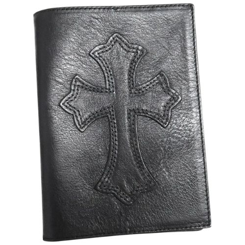 Chrome Hearts Cross Passport Holder Black Chrome Hearts Cross Passport Holder Black