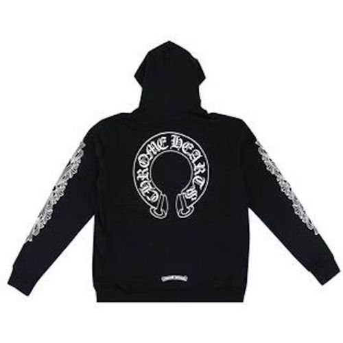 CHROME HEARTS Horseshoe Hoodie L ブラック Chrome Hearts Horseshoe Hoodie Black - Hot Choice