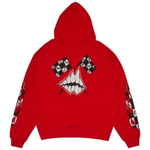 Chrome Hearts X Matty Boy Flames Hoodie Red Chrome Hearts X Matty Boy Flames Hoodie Red