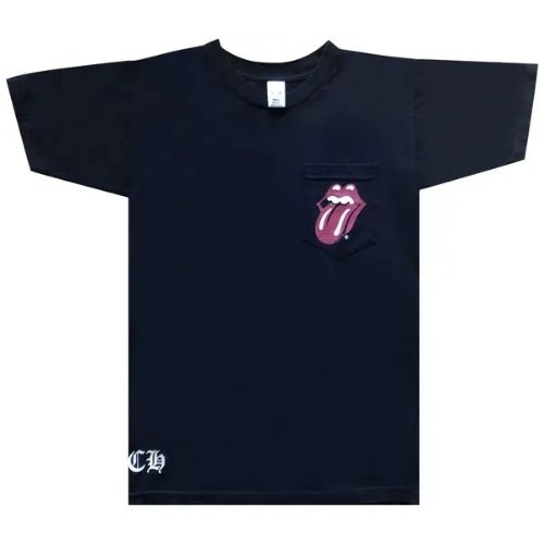 Chrome Hearts X The Rolling Stones T-shirt Black - Hot Release