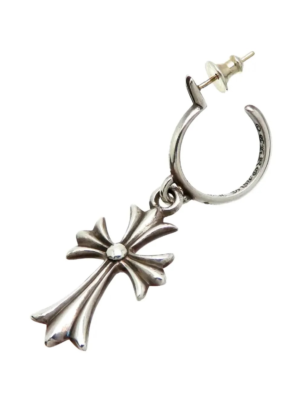 Chrome Hearts Cross Hoop Earring Chrome Hearts Cross Hoop Earring