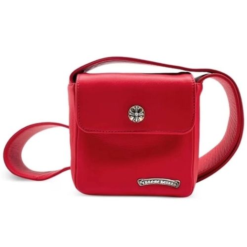 Chrome Hearts Crossbody Hot Pot Bag Red Chrome Hearts Crossbody Hot Pot Bag Red