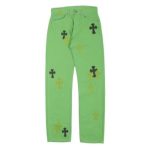 Chrome Hearts Matty Boy Sex Records Vintage Levi's Jeans Slime Green
