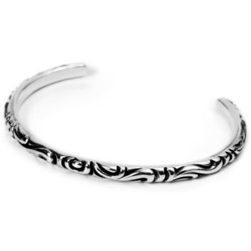 Chrome Hearts Scroll Band Cuff Chrome Hearts Scroll Band Cuff