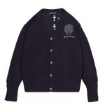 Chrome Hearts Multiple Cross Patch Cardigan Black