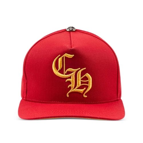 Red Chrome Hearts Hat